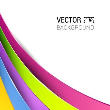 Abstract lines full color background vector illustration. Illustrazione stock