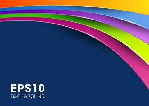 Abstract lines full color background vector illustration. Stock Illustration