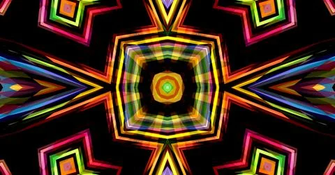 Abstract Lines Geometric Neon Light Pixel Pattern Background Cyberpunk イラスト素材