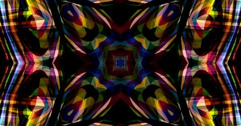Abstract Lines Geometric Neon Light Pixel Pattern Background Cyberpunk イラスト素材