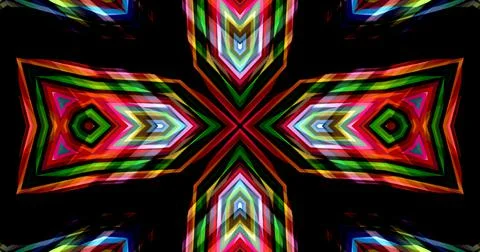 Abstract Lines Geometric Neon Light Pixel Pattern Background Cyberpunk イラスト素材