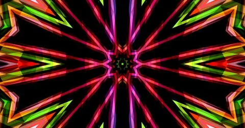 Abstract Lines Geometric Neon Light Pixel Pattern Background Cyberpunk Stock Illustration