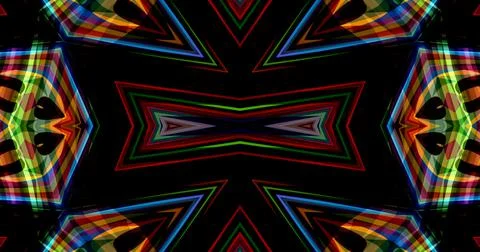 Abstract Lines Geometric Neon Light Pixel Pattern Background Cyberpunk イラスト素材