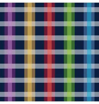 Abstract Lines Geometric Seamless Pattern Stock Illustration