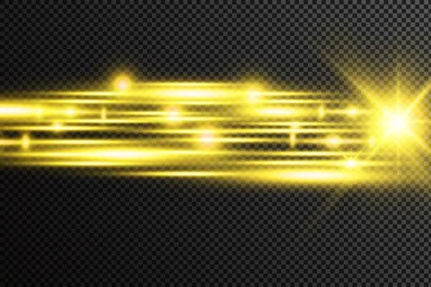 Abstract lines with glow light effect. Glow special light effect. Glowing lines  Stock Illustration