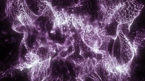 Abstract lines glowing high tech digital energy abstract background Illustrazione stock