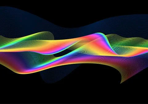 Abstract lines Stock Illustration