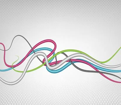 Abstract Lines Stock Illustration