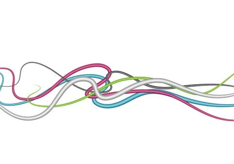 Abstract Lines Stock Illustration