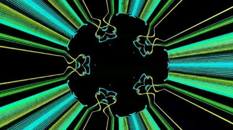 Abstract Lines With Laser Effect Stock Footage 30110577