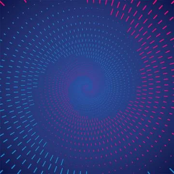 Abstract Lines Made of Geometric Patterns, Auxiliary Graphic Element Stock Illustration