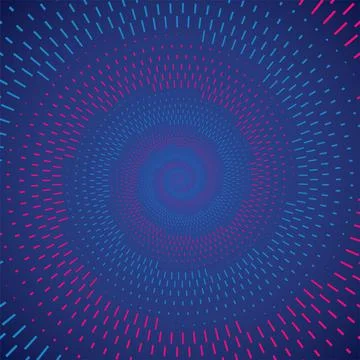 Abstract Lines Made of Geometric Patterns, Auxiliary Graphic Element Stock Illustration