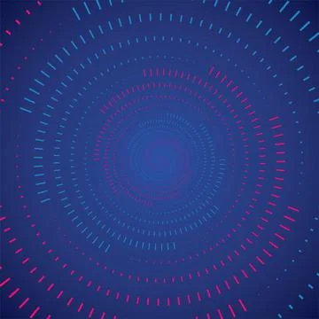 Abstract Lines Made of Geometric Patterns, Auxiliary Graphic Element Stock Illustration