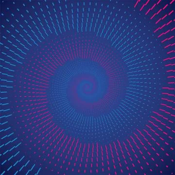 Abstract Lines Made of Geometric Patterns, Auxiliary Graphic Element Stock Illustration