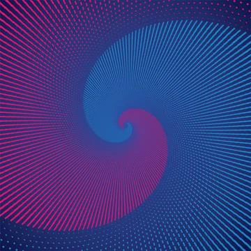 Abstract Lines Made of Geometric Patterns, Auxiliary Graphic Element Stock Illustration