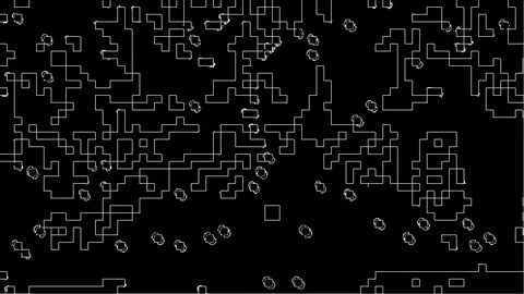 Abstract LInes In Motion On The Turn View Stock Footage 84104290