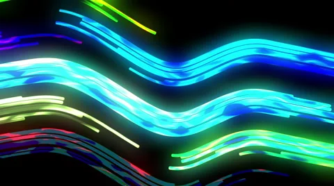 Abstract lines moving. 4K, seamless loop. Stockbeeldmateriaal 50083100