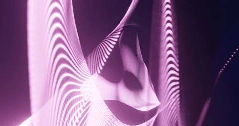 Abstract Lines Network, Colorful Technology Background (3D Render Animation) 動画素材 168933629