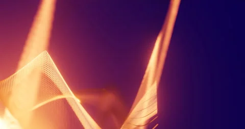 Abstract Lines Network, Colorful Technology Background (3D Render Animation) Stock Footage 170388655