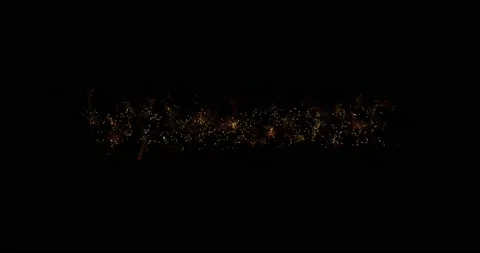 Abstract lines from particles chaotic movement, ignites an explosion on a black Stock Footage 164493503