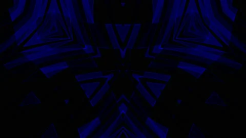 Abstract Lines Pattern Animated Techno Symmetric Light Design Video Stock Footage 200183445