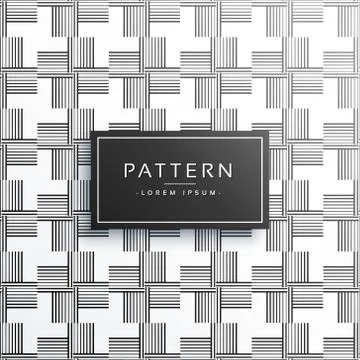 Abstract lines pattern shape background Stock Illustration