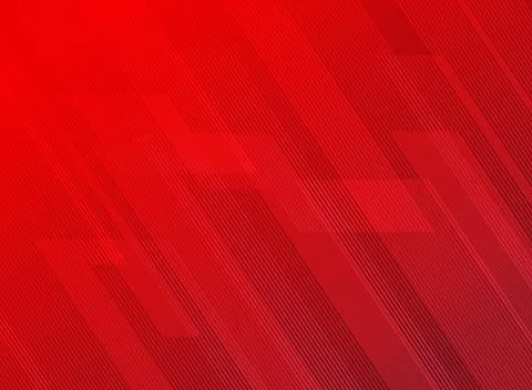 Abstract lines pattern technology on red gradients background. Stock Illustration