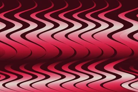 Abstract lines red curved background Stock Illustration