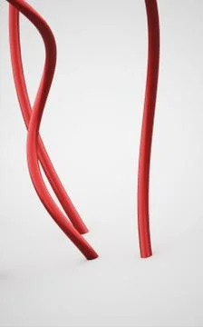 Abstract lines, spiral concept rendered Stock Illustration