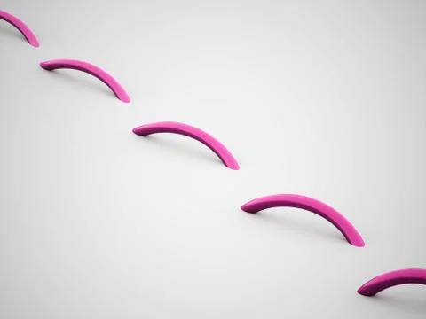 Abstract lines, spiral concept rendered Stock Illustration