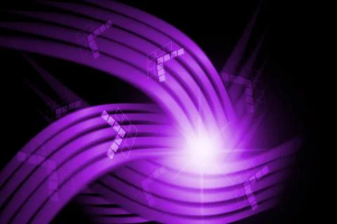 Abstract lines texture purple background Stock-Illustration