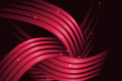 Abstract lines texture red background Stock-Illustration