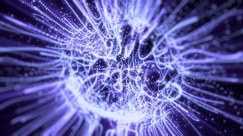 The abstract lines turn into a ball Stock Footage 278427934