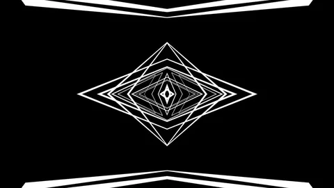 Abstract Lines VJ Loops Stock Footage 80341587