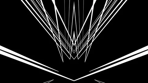 Abstract Lines VJ Loops Stock Footage 80341635