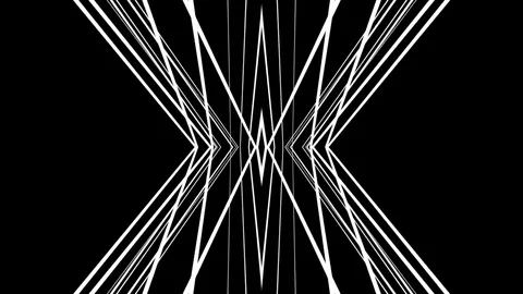 Abstract Lines VJ Loops Stock Footage 80341636