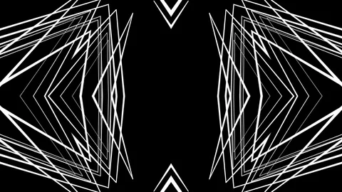 Abstract Lines VJ Loops Stock Footage 80341902