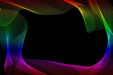 Abstract lines wave background soft lavender light motion Stockillustratie