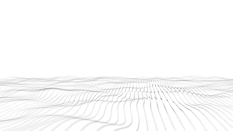 Abstract lines wave pattern 4k video seamless loop Stock Footage 346205647