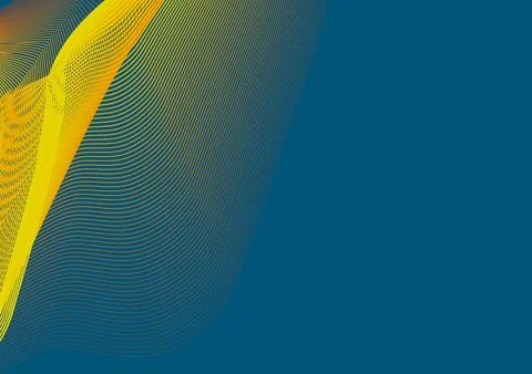 Abstract lines wave shapes gradient poster background vector. Minimalist co.. Stock Photos