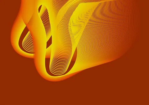 Abstract lines wave shapes gradient poster background vector. Minimalist co.. Stock Photos