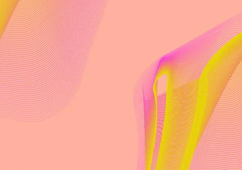 Abstract lines wave shapes gradient poster background vector. Minimalist co.. Stock Photos