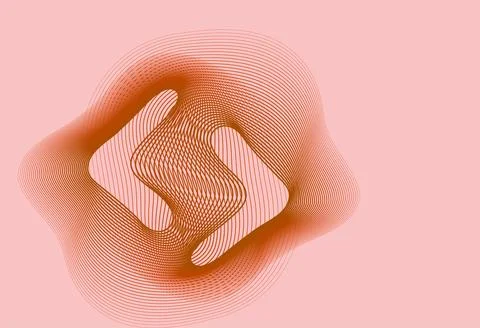 Abstract lines wave shapes gradient poster background vector. Minimalist co.. Stock Photos