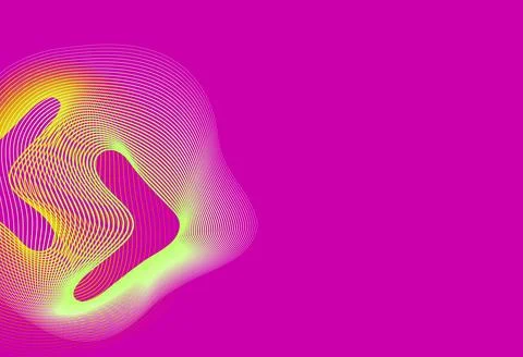 Abstract lines wave shapes gradient poster background vector. Minimalist co.. Stock Photos