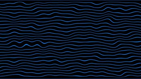 Abstract lines wave tech futuristic motion background. Stock Footage 153754054