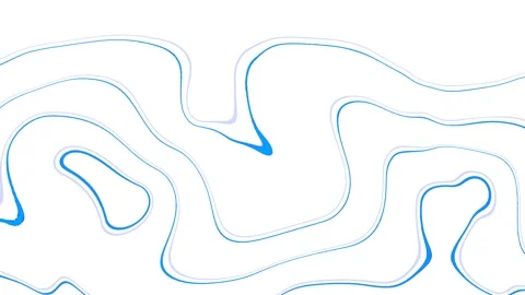 Abstract lines wave tech futuristic motion background. Stock Footage 154064077