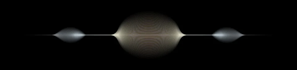 Abstract lines weaving pattern in Ellipse shape Stock Illustration