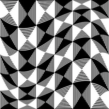 Abstract liny, checkered pattern Stock Illustration