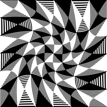 Abstract liny, checkered pattern Stock Illustration