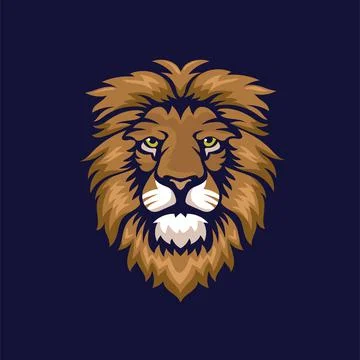 Abstract Lion head vector illustration Stock Illustration